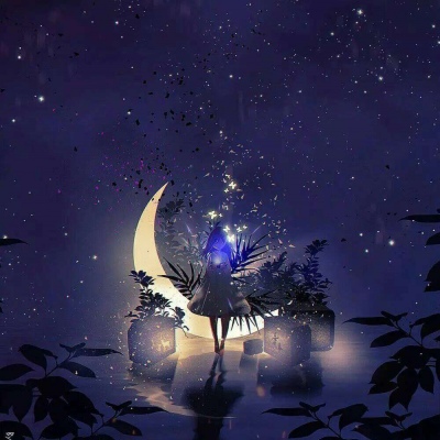 Furry插画光影营造Furry群